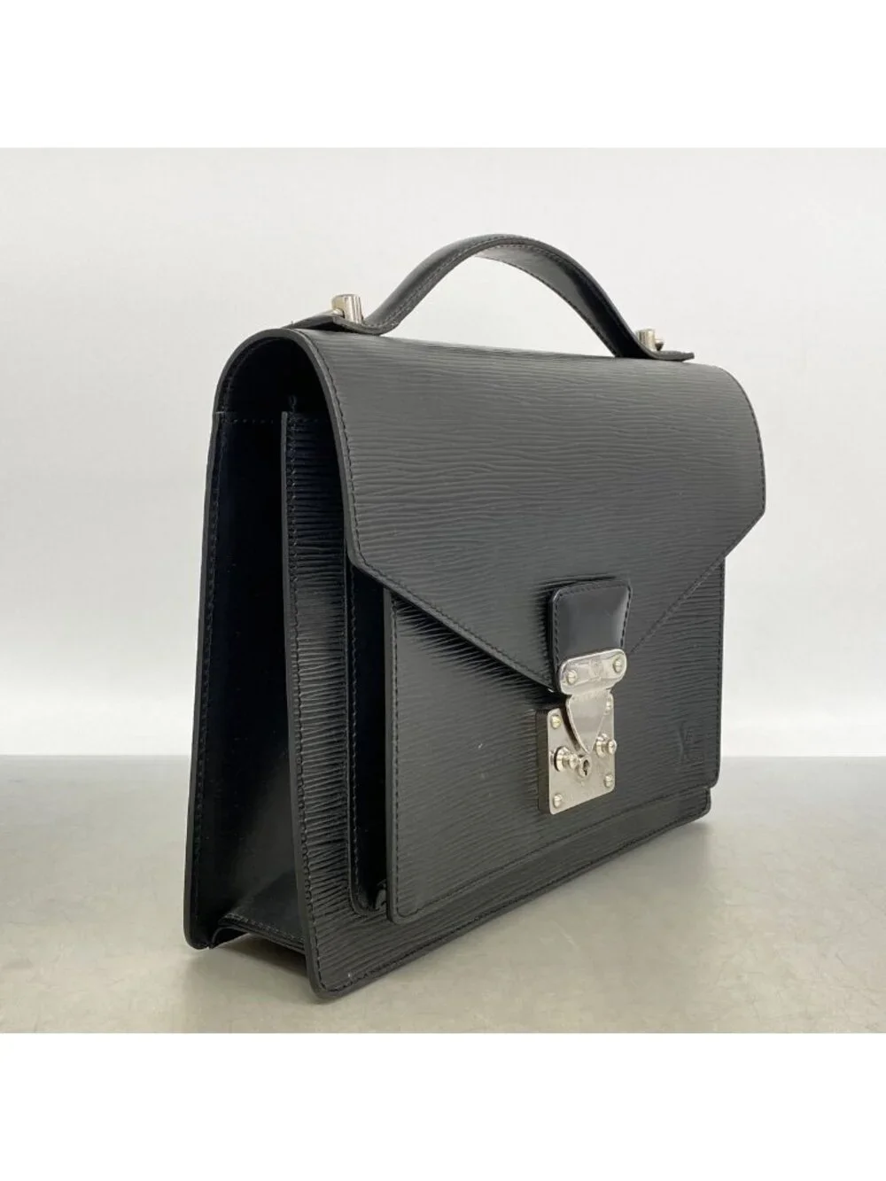 Louis Vuitton Handbag Epi Monceau 28 Noir
